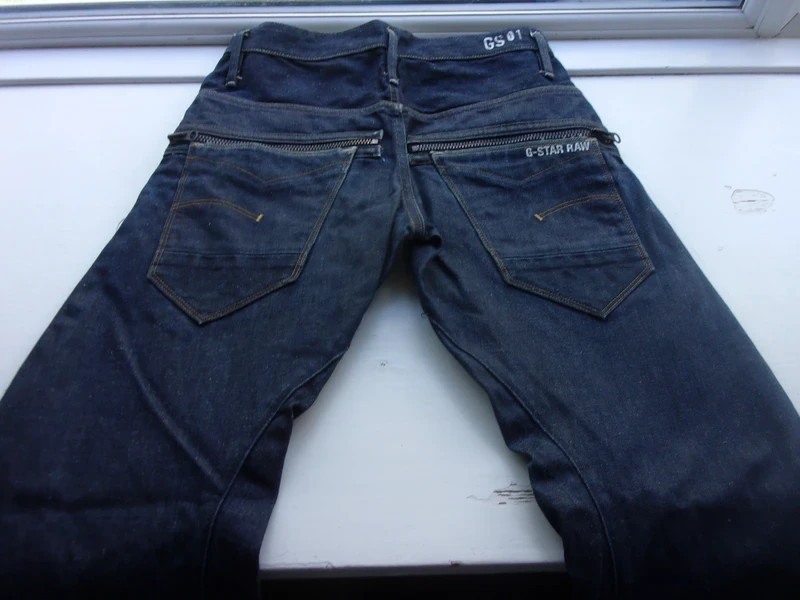 G-STAR NEW New Riley 3D Loose Tapered Blue Jeans Labelled W28 Actual ...