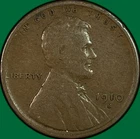 1910-S Lincoln Wheat Cent Very Good VG Coin #42489