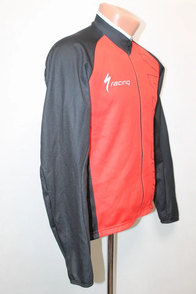 Specialized Cycling Jacket Long Jersey Fleece Windproof WindStopper Size M Red - Image 3 of 4