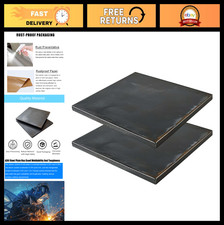 6" x 6" x 1/8" Steel Plate - 2PCS Hot Rolled Metal Flat Sheet for Welding DIY
