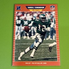 1989 Pro Set #315 Randall Cunningham Eagles Pack Fresh! Sharp Corners!