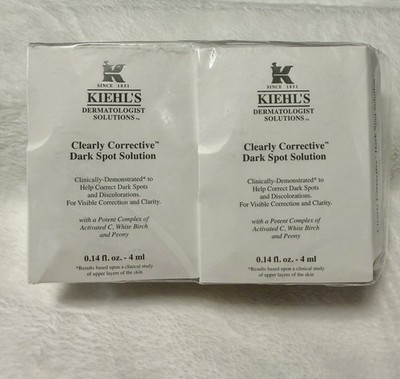 Kiehl's Clearly Corrective Dark Spot Solution 6 Pack 4ml Each Travel Size Lot