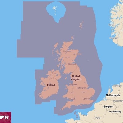 Raymarine Leuchtturm Karte R70794-IGB UK & Irland GPS Axiom Element Plotter
