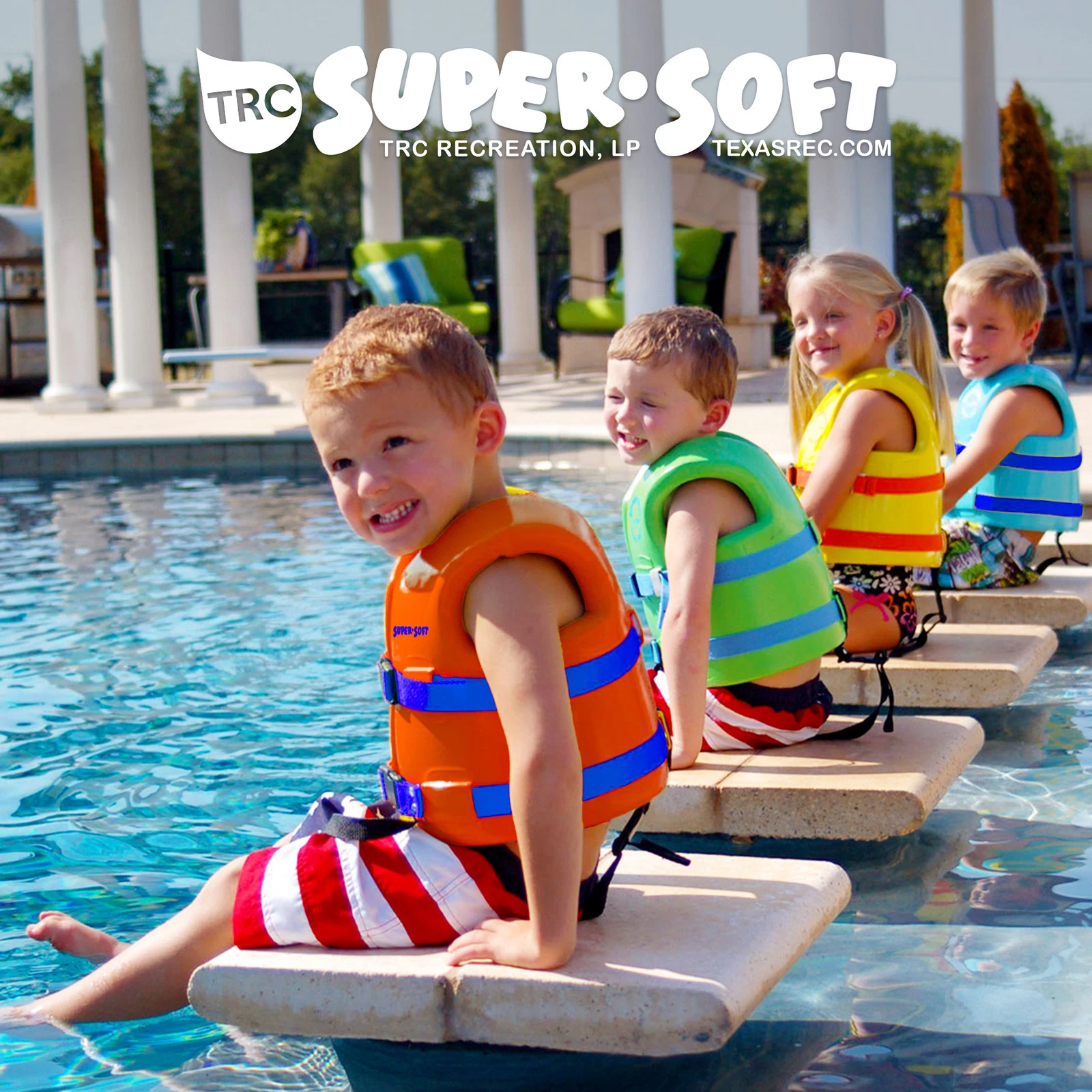 TRC Recreation Super Soft Child Life Jacket Swim Safety Vest, X Small, Yellow image 7