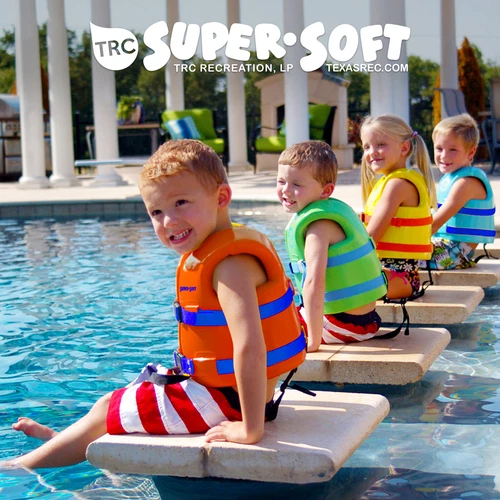 TRC Recreation Super Soft Child Life Jacket Swim Safety Vest, X Small, Yellow image 7