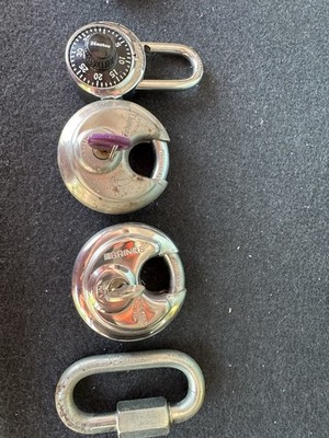 Pad Locks Lot Of three.   Hardly Used.  Great Condition.