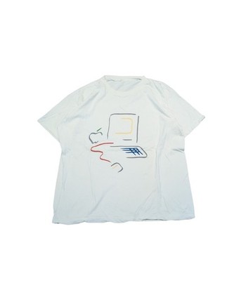 1980s Apple Inc. Macintosh Promo T-Shirt   Size Large  Authentic 1980s Apple