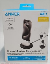 Anker Qi2.1 15W Wireless Stand with Battery C...