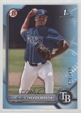 2022 Bowman Draft Sky Blue 76/499 Trevor Martin #BD-184 ng3