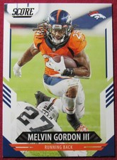 2021 Score #216 Melvin Gordon III Denver Broncos