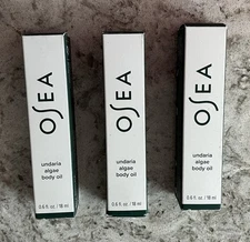 Three Travel Size OSEA. 18 ml Each. NIB