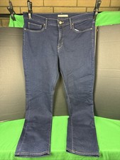 Levi's Women's Denim 314 Shaping Straight Jean Size 30 x 32 Dark Wash