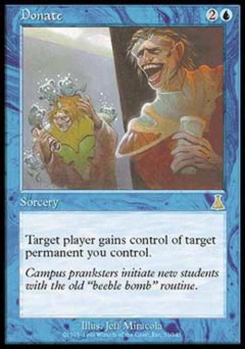 MTG English Donate NM Normal Urza's Destiny