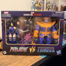 Hasbro Marvel Legends Series Gamerverse Psylocke vs Thanos Set w  Alt Head
