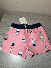 The Beaufort Bonnet Company Boys Tortola Swim Trunks Size 3T Buoy