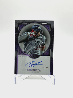 2024 Topps Tier One Royce Lewis Purple Next Level Auto /99