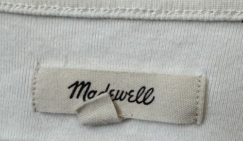 Camisa Madewell X Grande Ojales Henley Marfil Botones Boho Hippie Burbuja - Imagen 4 de 7