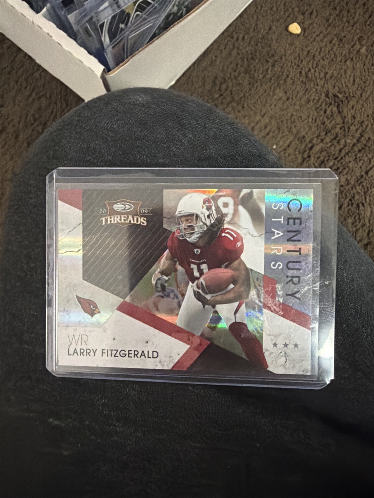 2009 Donruss Threads - Century Stars Larry Fitzgerald #10 Century Proof /100