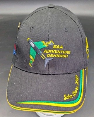 John Deere EAA AirshowAir Venture 2007 OshKosh Experimental Airplane Jet Hat Cap
