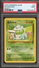 Pokemon Bulbasaur Base Set 2 #67 PSA 9 Mint