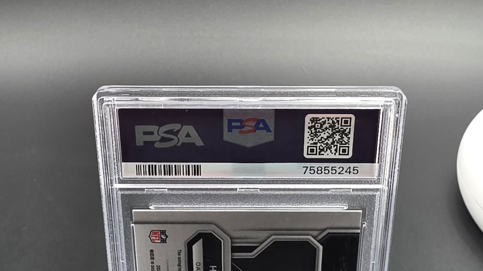 🔥2022 Prizm Howie Long Flashback Auto Navy Camo /25 #7 PSA 10 Raiders HOF💎 view 4