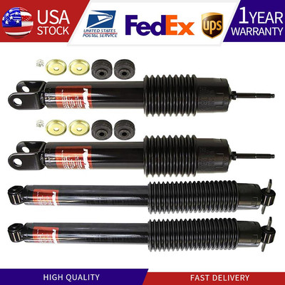 4PCS Set Front and Rear Reflex Shocks Absorber Monroe For 2006-2010 Hummer H3_SU