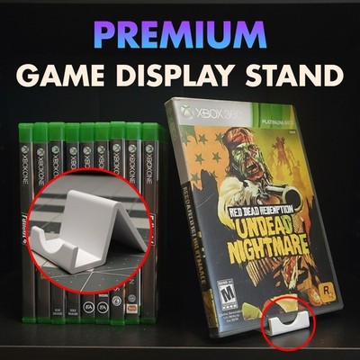 Video Game & CD/DVD Display Stands - Premium Quality, Choose Your Color!