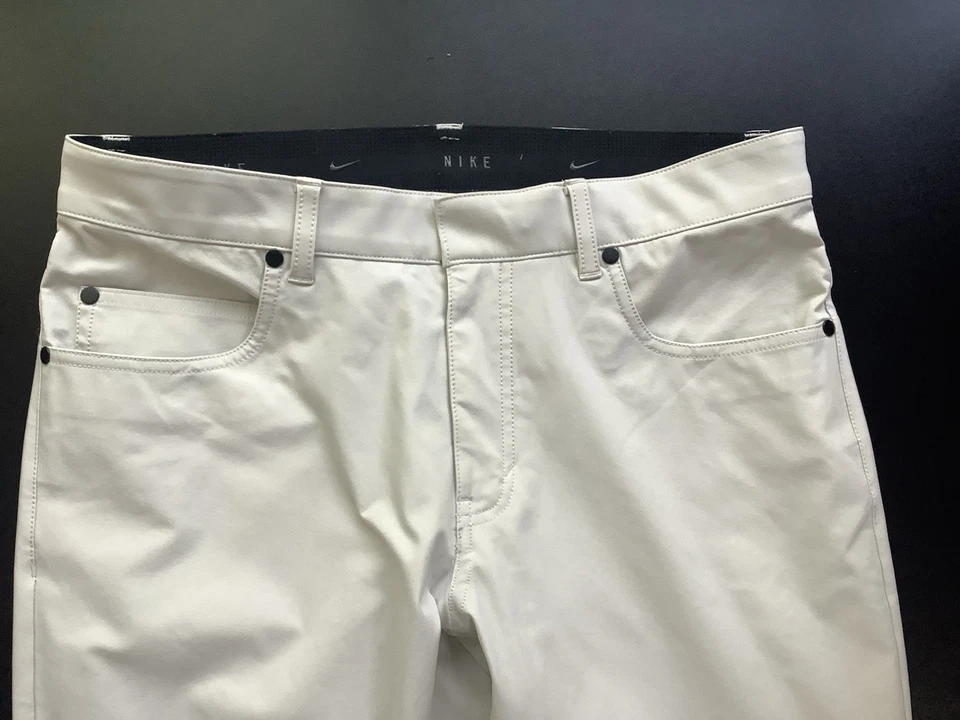Брюки мужские Nike для гольфа приталенные бежевые размер 32X30 ACT 32X28 функциональные - Изображение 4 из 4