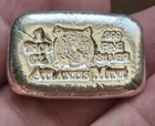 Atlantis Mint 1 Troy Oz Tiger Bar!  Only one on ebay .999 Fine Silver! Very Rare