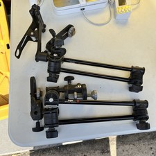 2x Bogen Manfrotto 2935 Articulated Arm Parts, Brackets, Clamps