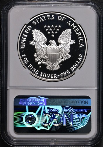 1999-P Silver American Eagle $1 NGC PF70 Ultra Cameo Brown Label - STOCK - Picture 4 of 4