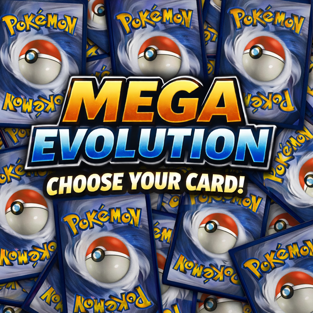 Mega Evolution Pokemon Choose Your Card! Holo/Reverse Holo Master Set Singles