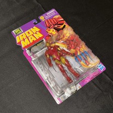 NEW Hasbro Marvel Legends Retro Iron Man Model 20 Wave 1 Modular Action Figure