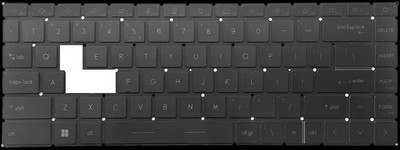 IN196 Key for keyboard MSI GP66 Leopard GE66 Raider 10SGS GS66 10SGSMS-14D1     