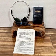 Emson MagnaSound 5000 Sound Magnifier w Headphones Tested Works