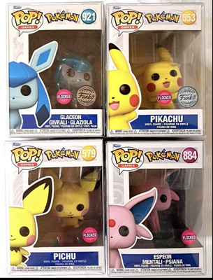 Funko Pop! Games Pokémon beflockt Special Edition Glaceon/Pikachu Set #921