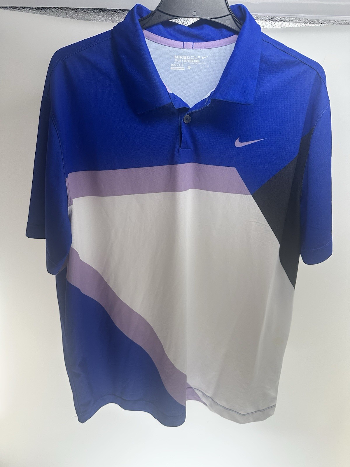 Nike Golf Tour Performance Dri-FIT Polo Shirt Mens  XL Breathable Short Sleeve