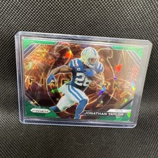 2023 Panini Prizm - Fireworks Jonathan Taylor #F-16 Green Ice Prizm