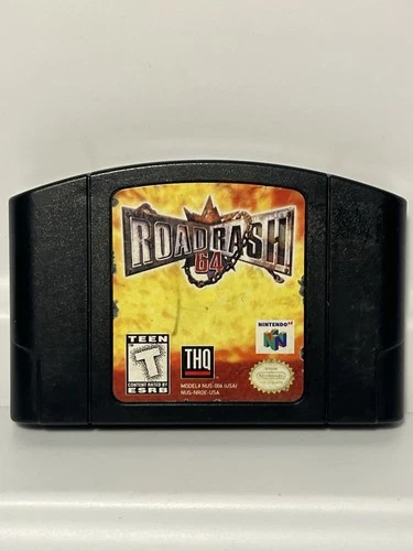 Road Rash 64 Nintendo 64 N64  - Tested & Working Authentic Cartridge Only
