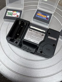 NeoGeo Pocket Color Console + 4 Games &ndash; Sonic Pocket Adventure, Pac-Man &ndash; Tested