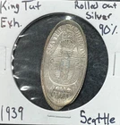 1939 MERCURY DIME ROLLED OUT KING TUT EXHIBIT SWEET LOOKING! 90% SILVER