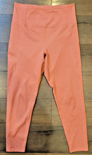 Girlfriend Collective Compressive High Rise Leggings Women  s Medium Peach Coral