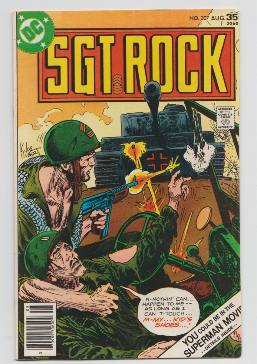Unknown Soldier #207 - 1977 DC comics + SGT ROCK #307 COMIC BOOK