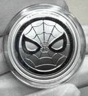 2023 Marvel Spider Man Mask 1 oz .999 Fine Silver Coin