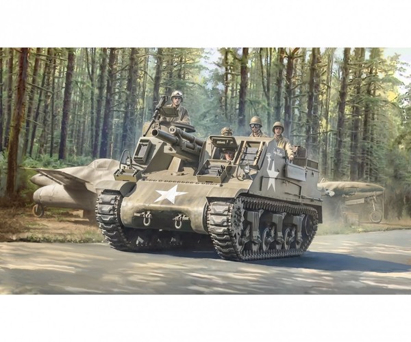 Italeri 6580 Panzer Us M-7 Priest Howitzer Self-Prop Modellbausatz 1:35-image