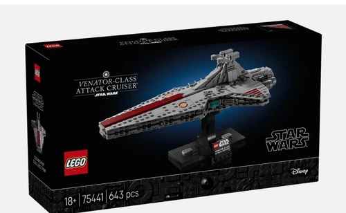 LEGO 75441 STAR WARS Venator-Class Attack Cruiser - 643 Pcs NEW Starship Collect