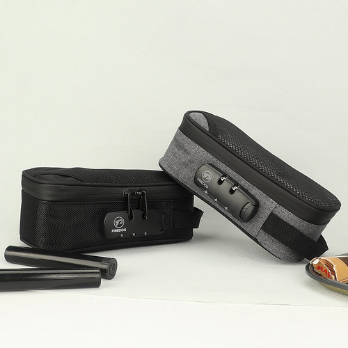 Portable Smell Proof Bags Tobacco Cigar Pipe Tool Pouch Storage Zip Organizer - Picture 6 of 11