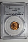 1949 S Benson Lincoln Wheat Cent PCGS MS66 RD #250