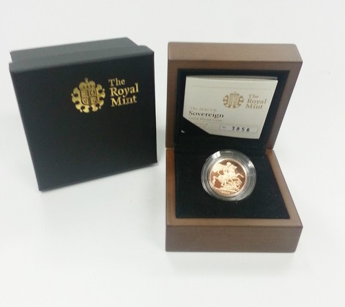 2010 The Royal Mint UK Gold Proof Full Sovereign Coin - 第 3/10 張圖片