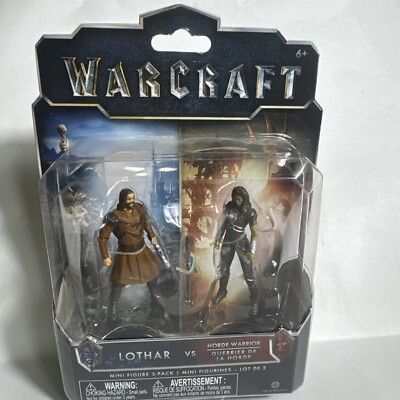 Warcraft Lothar vs Garona Figure ERROR  Box Label Horde Warrior